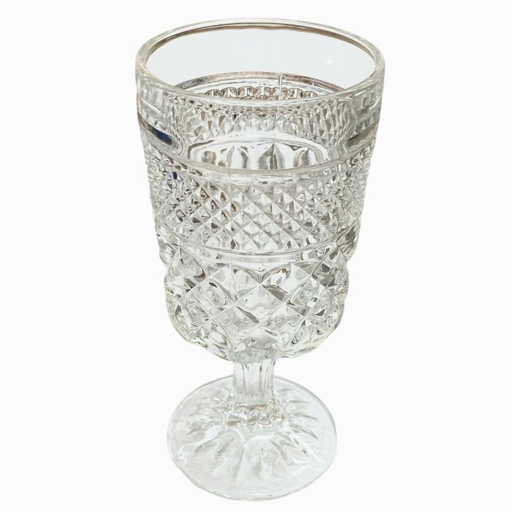 🥳 5/$35!! 🥳 VTG Wexford Anchor Hocking Water Goblet